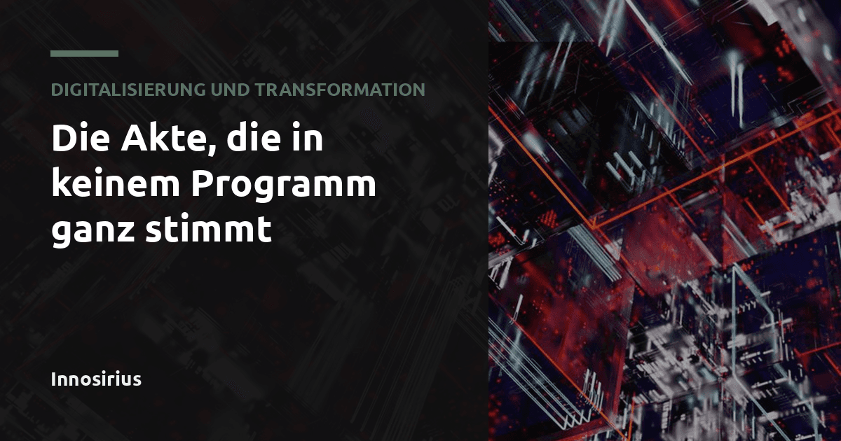 Die Akte, die in keinem Programm ganz stimmt